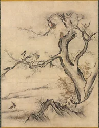 Flowers and Birds in a Spring Landscape