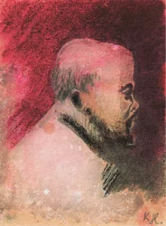 Portrait of the Poet Paul Verlaine