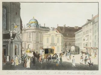 The Saint Michael Square in Vienna