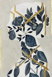 Golden Floral Profile