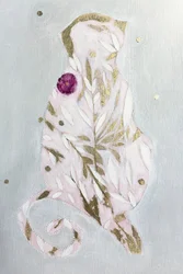 Pink Botanical Cat