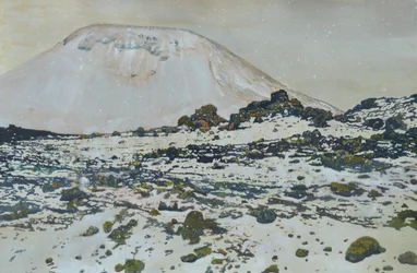 Frozen Volcanic Peaks