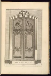 Elevation and Plan of a Portal