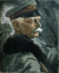 Portrait of the German soldier Erich von Falkenhayn
