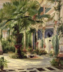 Interior of the Palm House at Potsdam