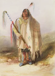 Pehriska-Ruhpa, Hidatsa warrior