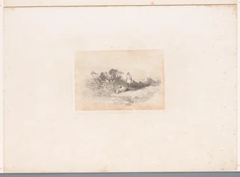 Two Herons by the Waterside (series title: Landscapes with Animals)