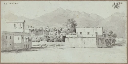 View of a Country House, Probably in Sicily