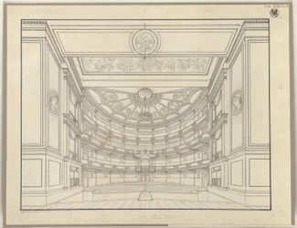 Berlin. Theatre on Gendarmenmarkt, auditorium