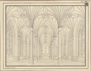 Berlin, Spittelmarkt. Design for St. Gertrude