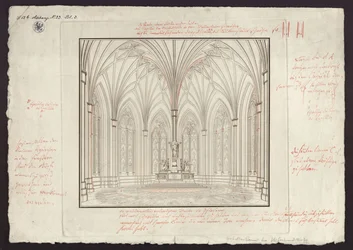 Berlin, Spittelmarkt. Design for St. Gertraud