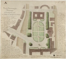 Berlin, Unter den Linden. Design for the Layout of the Lustgarten