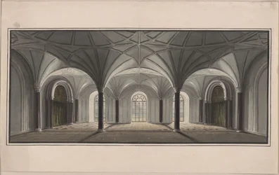 Berlin, Wilhelmstraße. Radziwiłł Palace. Design for the Garden Hall
