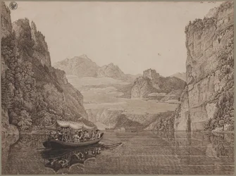 A boat trip on Lake Königssee near Berchtesgaden (with Karl Friedrich Schinkel and his wife Susanne Schinkel, née Berger)