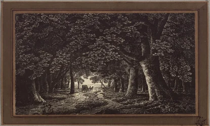 Forest Road with a Carriage