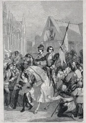 Entrance of Joan of Arc and Charles VII to Reims (detail)
