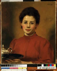 A Woman in Red
