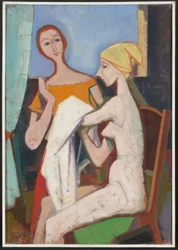 At the Toilette