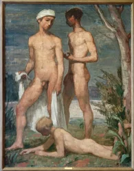Three Bathing Youths