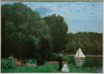 Landscape with Sailboat