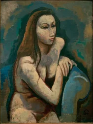 Girl in a Blue Armchair