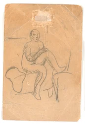 Seated, Nude Woman