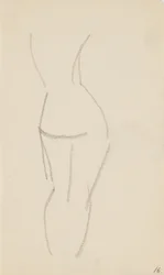 Standing Model, Seen from Behind