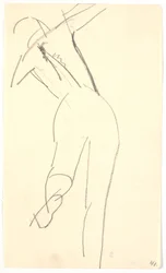 Standing Model, Seen from Behind