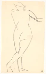 Standing Model, Seen from Behind