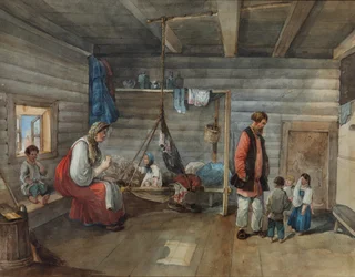 In a Village House