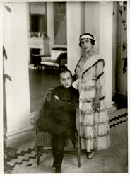 Mathilde Kschessinska with her son Vladimir