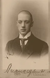 Russian poet Nikolay Gumilyov, ca 1917-1920