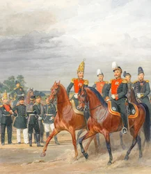 Officers from Cavalry Mounted Regiment