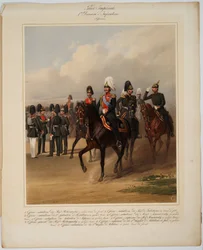Officers of the 1st Guards Infantry Division of the Russian Imperial Guard