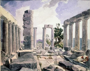 View of the Temple of Apollo Epicurius at Bassae