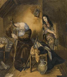 Illustration to the Novel Wilhelm Meisters Apprenticeship by Johann Wolfgang von Goethe