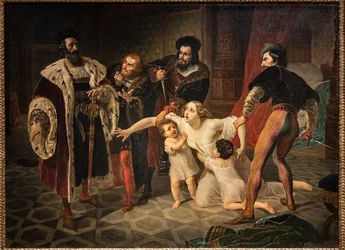 The sacrifice of Ines Di Castro (Ines Di Castro