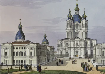 The Smolny Convent of the Resurrection in St. Petersburg