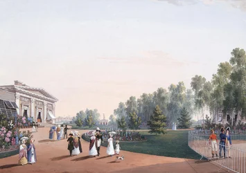 The View of the Park near the Yelagin Palace, 1823