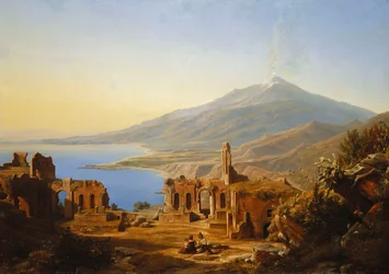 Teatro Greco, Taormina, with Etna beyond
