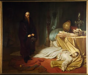 Baptiste Seni by the Dead Body of Wallenstein, from the Wallenstein trilogy by Friedrich Schiller