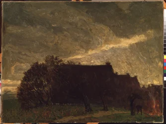 A village in autumn