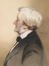 Portrait of the composer Richard Wagner 1813-1883, c. 1913