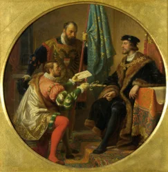 Emperor Charles V and King Francis I at Pavia 1525