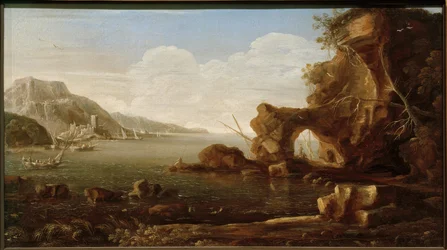 Mediterranean Coastal Scene