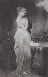 Psyche and Vase (engraving)