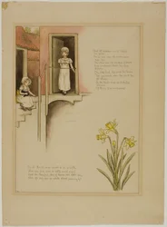 Study for From Wonder World, from Marigold Garden