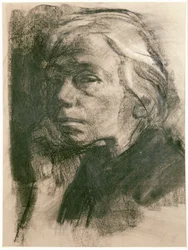 Kaethe Kollwitz, Self-Portrait