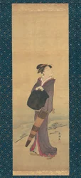 Girl on River Bank
