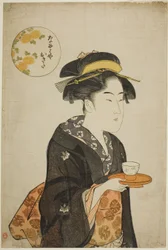 The Waitress Okita of the Naniwaya
